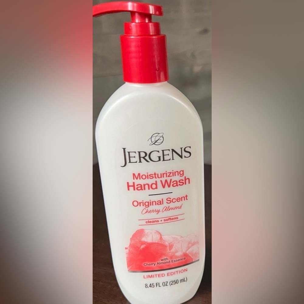 Jergens Limited Edition Original Cherry Almond Cleansing Hand Soap X One Bottle